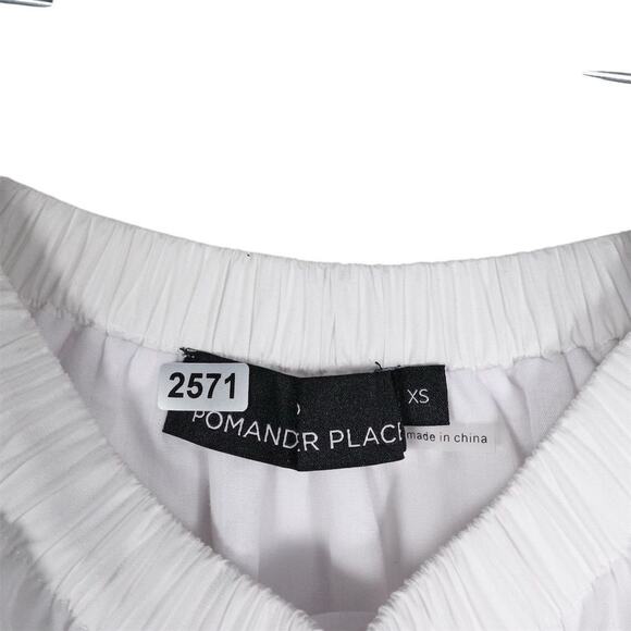 EUC Tuckernuck Pomander Place Halile Dress XS White 3/4 Sleeve Mini Dress 2571-Q - Picture 8 of 12